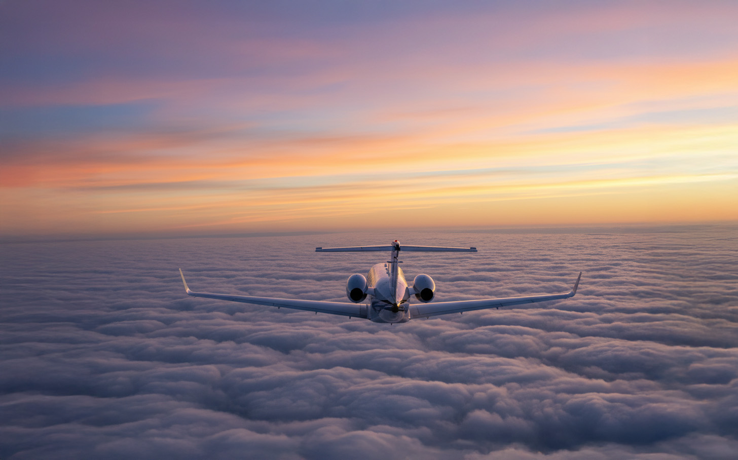Citation CJ1 Private Jet at Sunset