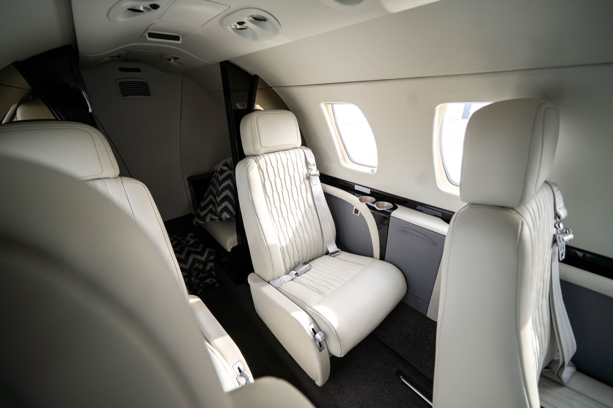 Citation CJ3 Back Row Seating
