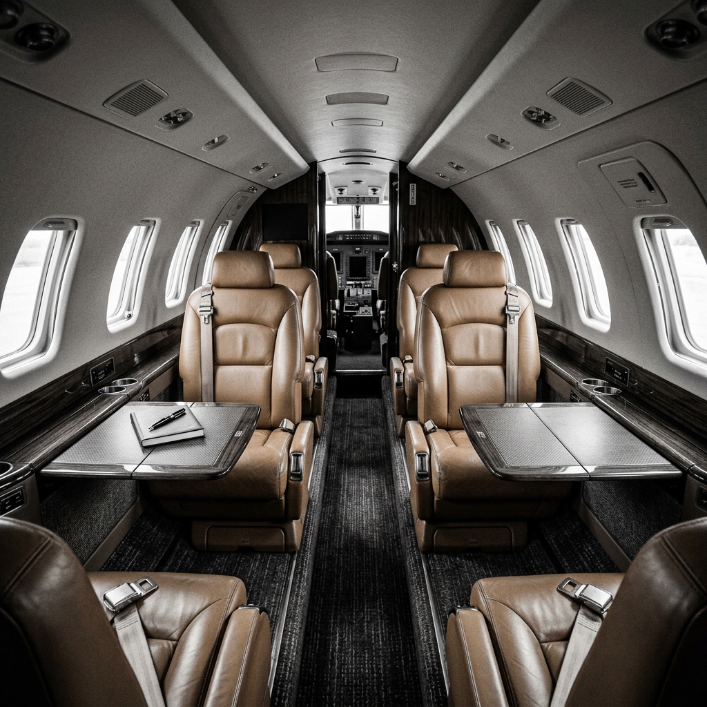 Cessna Citation CJ1 cabin
