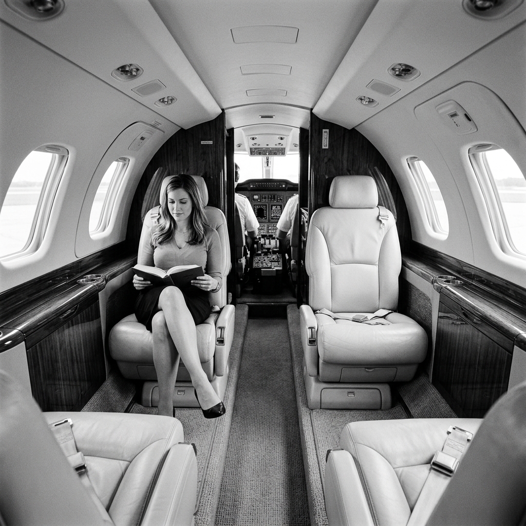 Cessna Citation CJ3 cabin