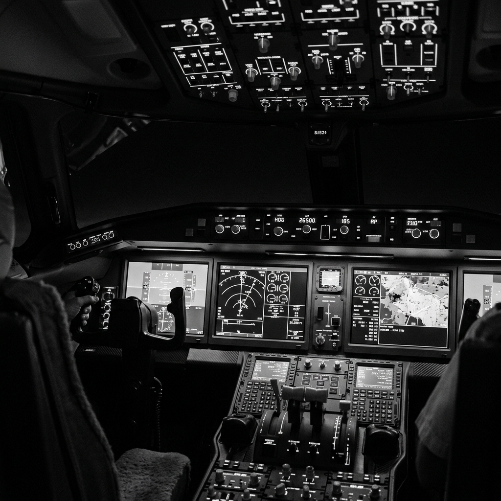 Modern glass cockpit displays